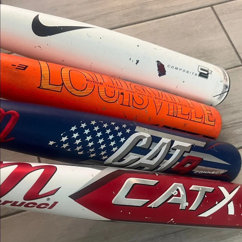 Louisville ATLAS Marucci CAT 9 connect Nike White Bat Marucci CAT X - Picture 12 of 12